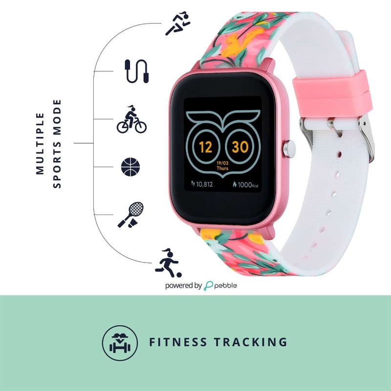Chumbak Squad 2.0 Smartwatch - 1.7 inch SpO2, with 24 * 7 Health Tracking with Blood Oxygen, Fitness, Sports & Sleep Tracking for Women Chumbak Squad 2.0 Smartwatch - 1.7 inch SpO2, with 24 * 7 Health Tracking with Blood Oxygen, Fitness, Sports & Sleep Tracking for Women
