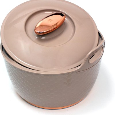 ASIAN Casserole Majestic Gold Stainless Steel Insulated Hotpot (ROSE, 1500ML)