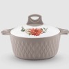 ASIAN Casserole Diamond Stainless Steel Liner Double Wall Insulated (BROWN, 1500ML) ASIAN Casserole Diamond Stainless Steel Liner Double Wall Insulated (BROWN, 1500ML)