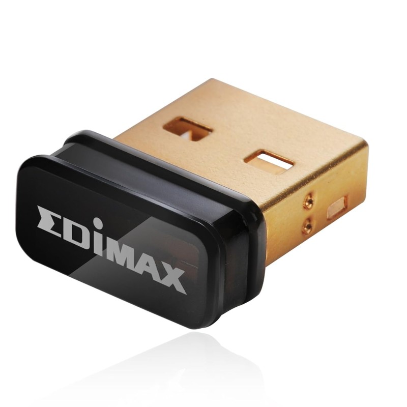 Edimax EW-7811Un Wi-Fi USB Adapter (Black and Gold)
