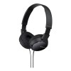 Sony MDR-ZX110 On-Ear Wired Stereo Headphones Without Mic (Black) Sony MDR-ZX110 On-Ear Wired Stereo Headphones Without Mic (Black)