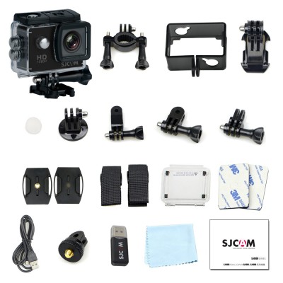 SJCAM SJ4000 WiFi 12MP Optical Full HD WiFi Sports Action Camera 170°Wide FOV 30M Waterproof DV Camcorder, Black SJCAM SJ4000 WiFi 12MP Optical Full HD WiFi Sports Action Camera 170°Wide FOV 30M Waterproof DV Camcorder, Black