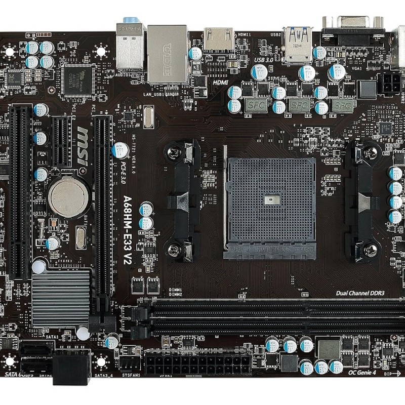 MSI A68HM-E33 V2 Supports FM2+ Socket for AMD® A-Series/Athlon™ Series Processor MSI A68HM-E33 V2 Supports FM2+ Socket for AMD® A-Series/Athlon™ Series Processor