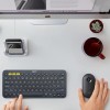 Logitech K380 Pebble Multi-Device Bluetooth Keyboard–Dark Grey Logitech K380 Pebble Multi-Device Bluetooth Keyboard–Dark Grey