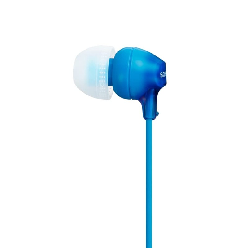 Sony MDR-EX15AP In-Ear Stereo Headphones with Mic (Blue) Sony MDR-EX15AP In-Ear Stereo Headphones with Mic (Blue)
