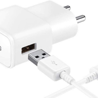 Samsung Original 15W Single Port, USB-A Charger (Cable Included), White