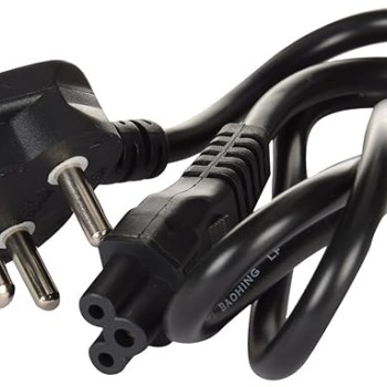 Dell JDCXX,K257C 1 Port 240V 3 Pin Power Chord for Laptops - Black