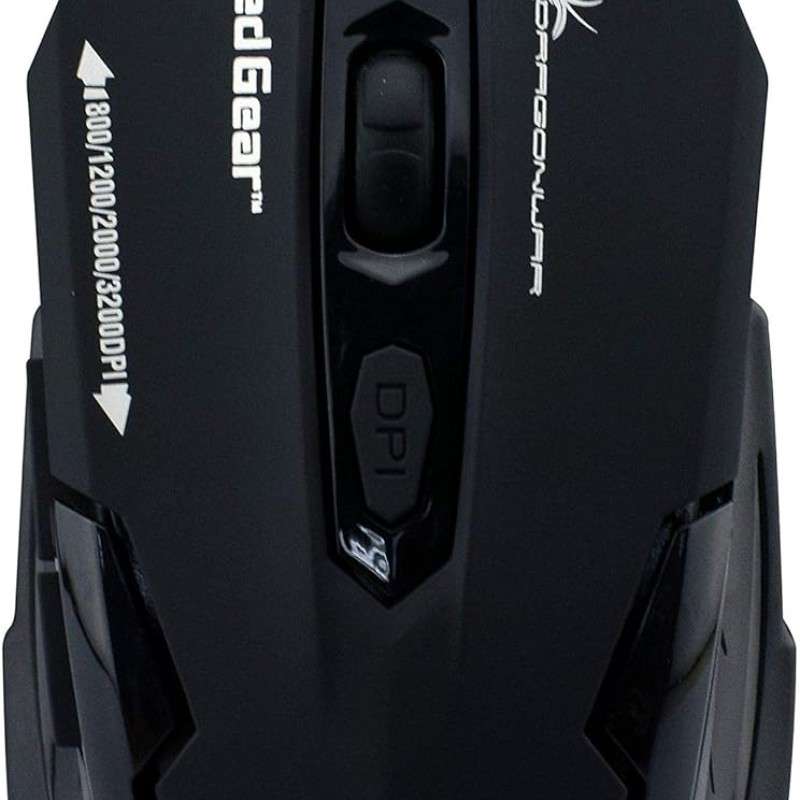 DRAGON WAR by Redgear ELE-G11 Emera Wired Laser Gaming Mouse  (USB 2.0, Black)