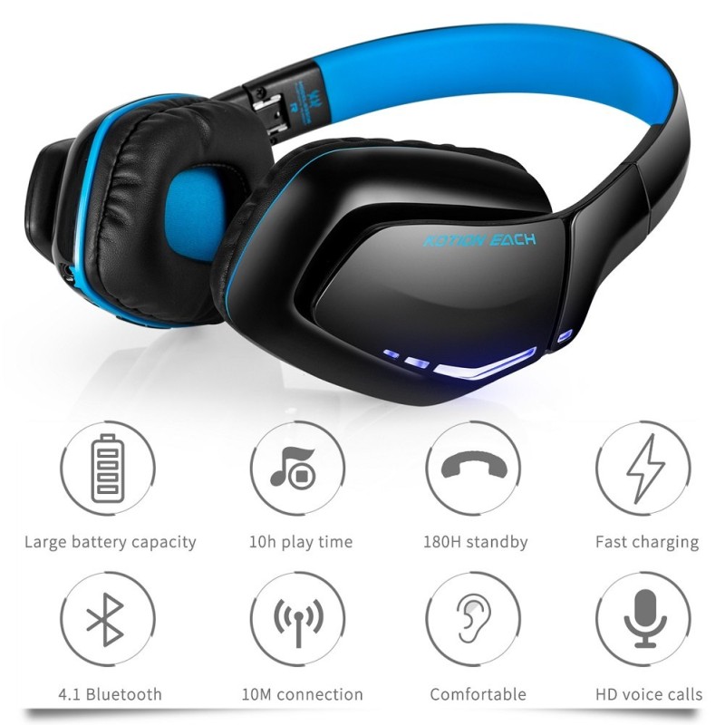Kotion Each B3506 Over the Ear Foldable Wireess Bluetooth Headphones Kotion Each B3506 Over the Ear Foldable Wireess Bluetooth Headphones