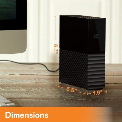 Western Digital 6Tb My Book Desktop ( Pack of 1 ), Usb3.0 Western Digital 6Tb My Book Desktop ( Pack of 1 ), Usb3.0