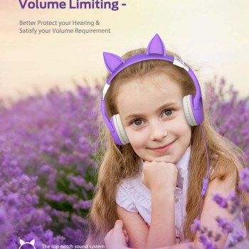 iClever Kids Headphones with Mic for Girls Gifts iClever Kids Headphones with Mic for Girls Gifts