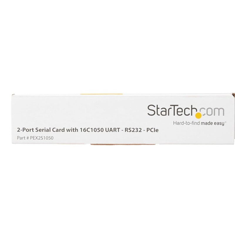 StarTech.com PCI Express Serial Card – 2 Port – Dual Channel 16C1050 UART – Serial Port PCI Card – Serial Expansion Card StarTech.com PCI Express Serial Card – 2 Port – Dual Channel 16C1050 UART – Serial Port PCI Card – Serial Expansion Card