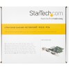 StarTech.com PCI Express Serial Card – 2 Port – Dual Channel 16C1050 UART – Serial Port PCI Card – Serial Expansion Card