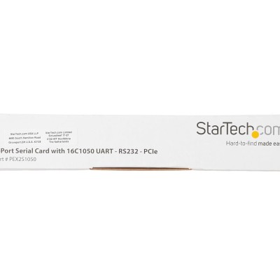 StarTech.com PCI Express Serial Card – 2 Port – Dual Channel 16C1050 UART – Serial Port PCI Card – Serial Expansion Card