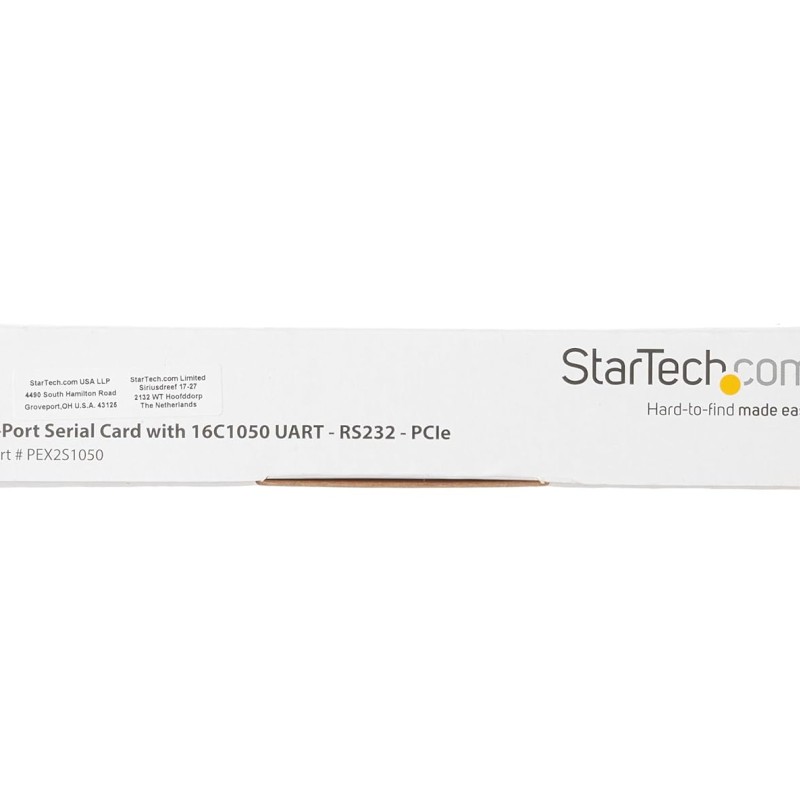 StarTech.com PCI Express Serial Card – 2 Port – Dual Channel 16C1050 UART – Serial Port PCI Card – Serial Expansion Card StarTech.com PCI Express Serial Card – 2 Port – Dual Channel 16C1050 UART – Serial Port PCI Card – Serial Expansion Card