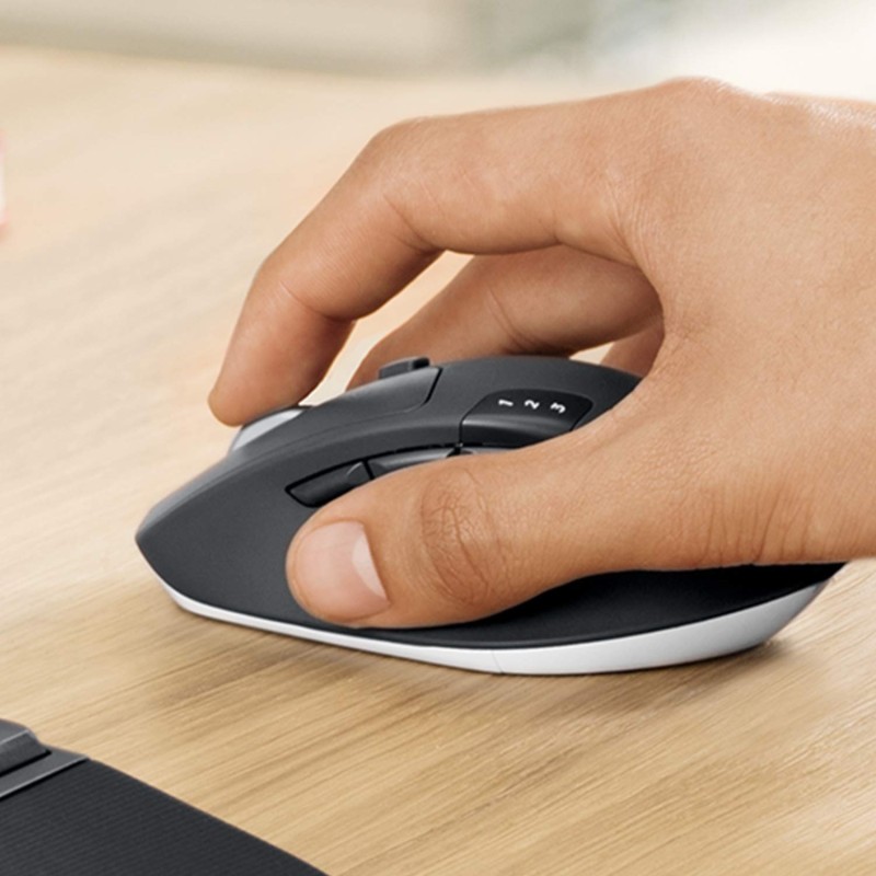 Logitech MK850 Multi-Device Wireless Keyboard and Mouse Set, 2.4GHz Wireless & Bluetooth, Curved Keyframe , 12 Programmable Keys, 3-Year Battery Life, PC/Mac Logitech MK850 Multi-Device Wireless Keyboard and Mouse Set, 2.4GHz Wireless & Bluetooth, Curved Keyframe , 12 Programmable Keys, 3-Year Battery Life, PC/Mac