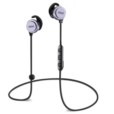 Mivi Thunder Beats Wireless Bluetooth Earphones with Stereo Sound and Hands-Free Mic (Gun Metal) Mivi Thunder Beats Wireless Bluetooth Earphones with Stereo Sound and Hands-Free Mic (Gun Metal)