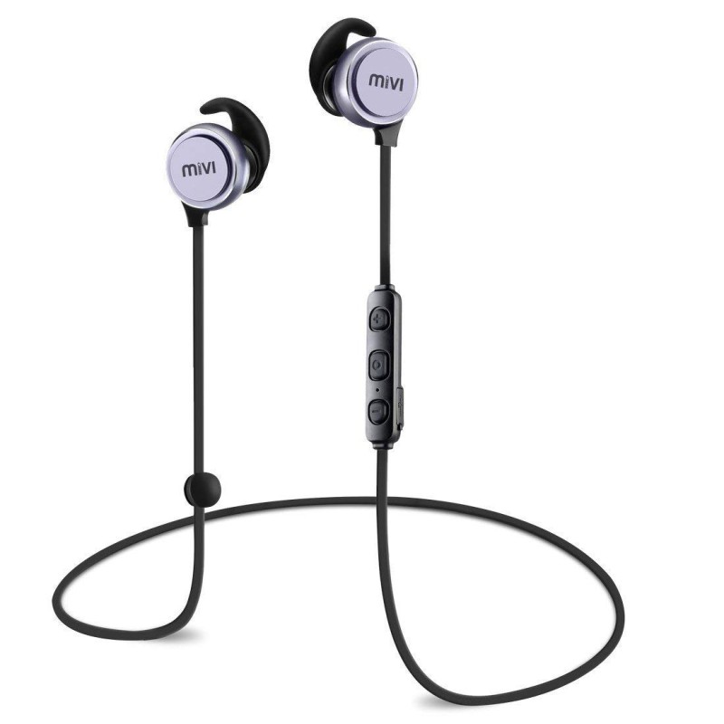 Mivi Thunder Beats Wireless Bluetooth Earphones with Stereo Sound and Hands-Free Mic (Gun Metal) Mivi Thunder Beats Wireless Bluetooth Earphones with Stereo Sound and Hands-Free Mic (Gun Metal)