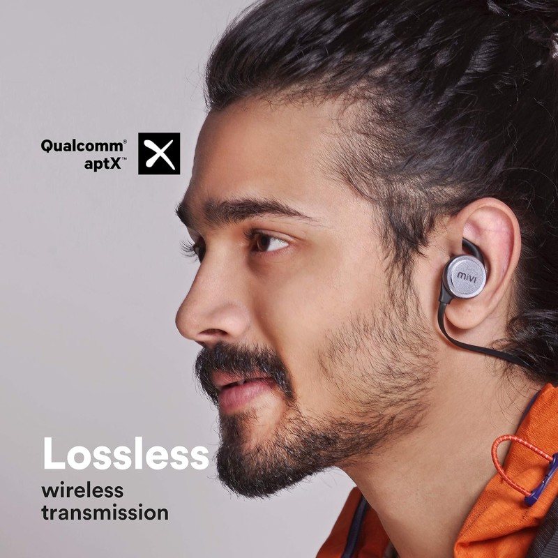 Mivi Thunder Beats Wireless Bluetooth Earphones with Stereo Sound and Hands-Free Mic (Gun Metal) Mivi Thunder Beats Wireless Bluetooth Earphones with Stereo Sound and Hands-Free Mic (Gun Metal)