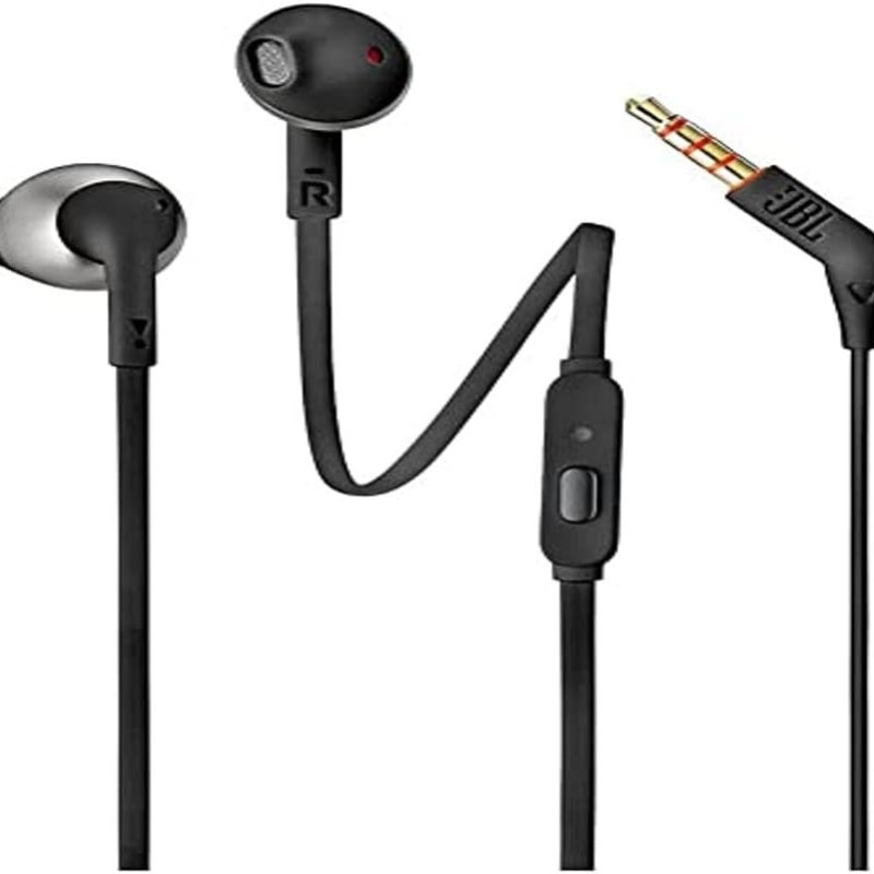 JBL T205 In-Ear Binaural Wired Black – HEADPHONES JBL T205 In-Ear Binaural Wired Black – HEADPHONES