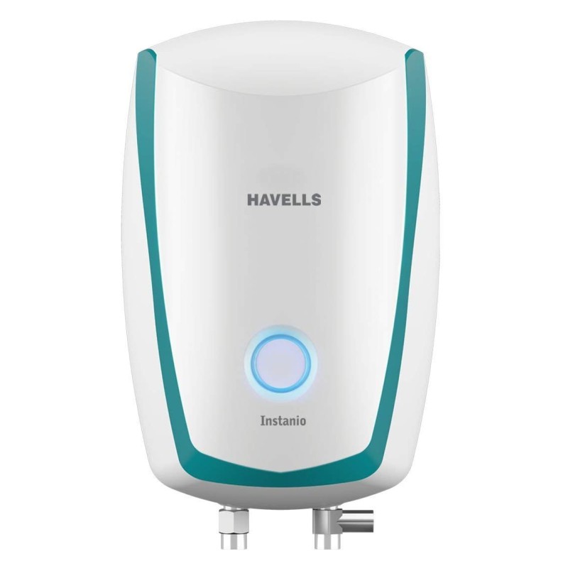 Havells Instanio 1-Litre 3KW Instant Water Heater (Geyser), White Blue, Wall Mounting Havells Instanio 1-Litre 3KW Instant Water Heater (Geyser), White Blue, Wall Mounting