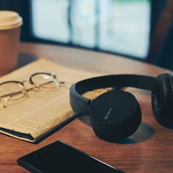 SONY WH-CH500/B Stamina Bluetooth Wireless Headphones On Ear With MicBlack