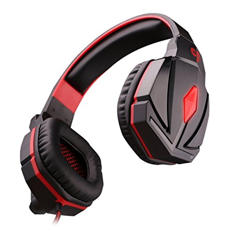 Cosmic Byte Over The Ear Headphone with Mic & LED - G4000 Edition (Red) Cosmic Byte Over The Ear Headphone with Mic & LED - G4000 Edition (Red)