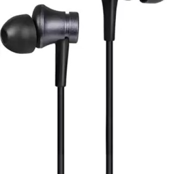 Mi Basic Wired Headset with Mic  (Black, In the Ear)