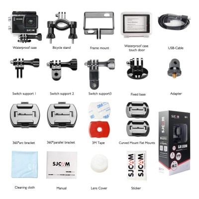 SJCAM SJ6 Legend Optical 16 MP 4K 24fps 5.08 cm (2.0") LCD Touch Screen Action Camera - (Black) SJCAM SJ6 Legend Optical 16 MP 4K 24fps 5.08 cm (2.0") LCD Touch Screen Action Camera - (Black)