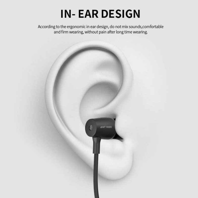 Ant Audio Thump 504 Wired Portable Hi-Fi Earphone with Mic (Black) Ant Audio Thump 504 Wired Portable Hi-Fi Earphone with Mic (Black)