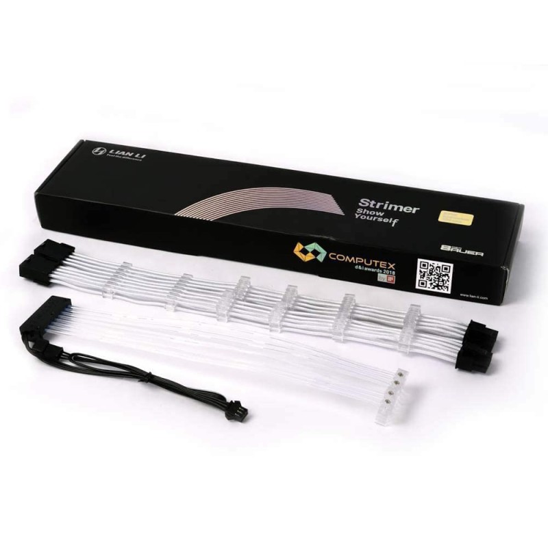 Lian Li STRIMER RGB 8-PIN PSU Cable - Strimer 8pin - PW8-8, Black Lian Li STRIMER RGB 8-PIN PSU Cable - Strimer 8pin - PW8-8, Black