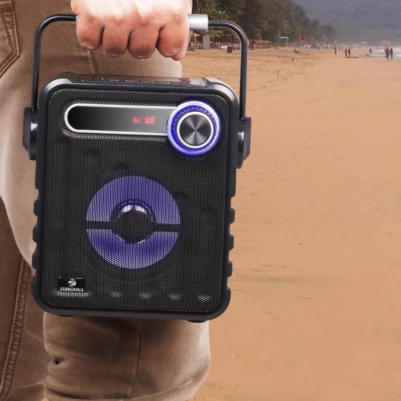 Zebronics BUDDY 5 W Wireless Bluetooth Portable Speaker With Supporting Carry Handle Zebronics BUDDY 5 W Wireless Bluetooth Portable Speaker With Supporting Carry Handle