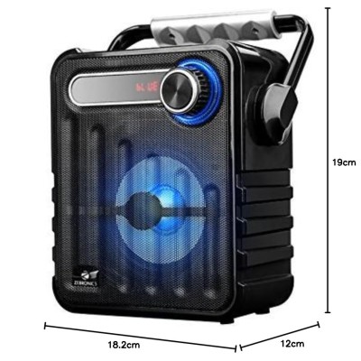 Zebronics BUDDY 5 W Wireless Bluetooth Portable Speaker With Supporting Carry Handle Zebronics BUDDY 5 W Wireless Bluetooth Portable Speaker With Supporting Carry Handle