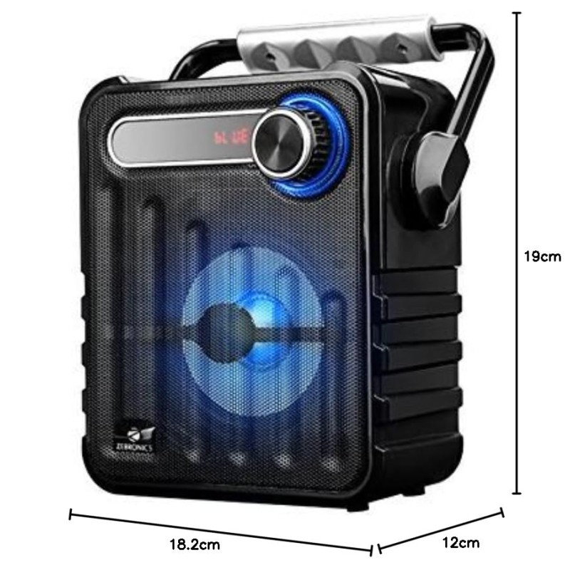 Zebronics BUDDY 5 W Wireless Bluetooth Portable Speaker With Supporting Carry Handle Zebronics BUDDY 5 W Wireless Bluetooth Portable Speaker With Supporting Carry Handle