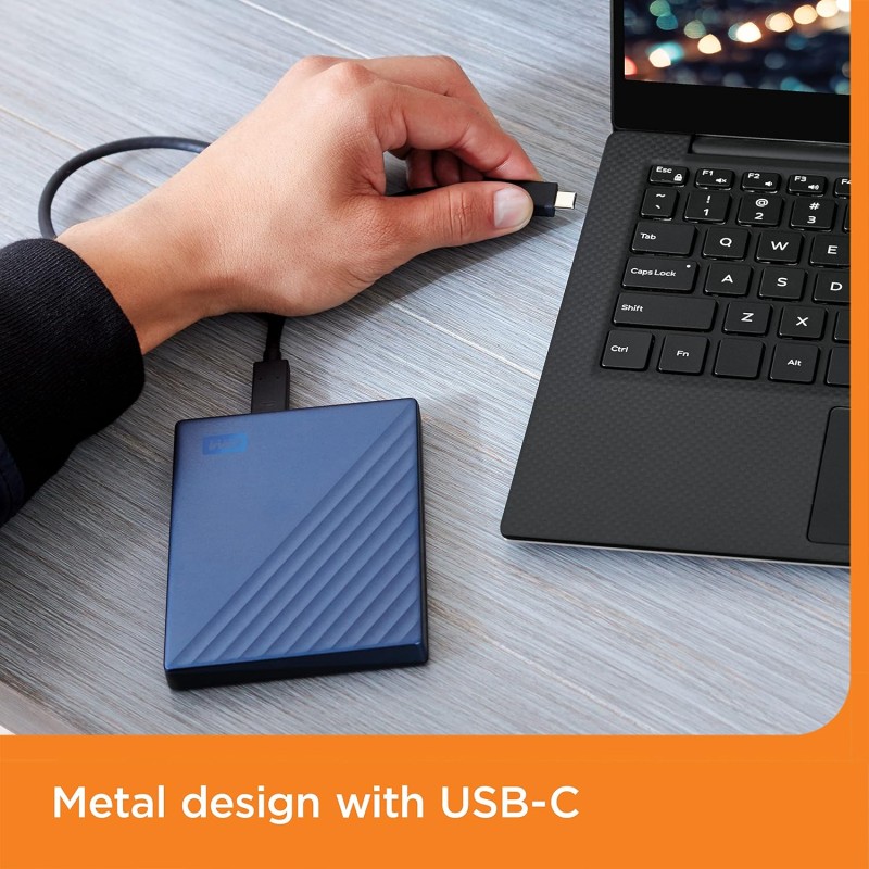 Western Digital WD 4TB My Passport Ultra Portable Hard Disk Metal Drive, USB-C & USB 3.1 with Automatic Backup Western Digital WD 4TB My Passport Ultra Portable Hard Disk Metal Drive, USB-C & USB 3.1 with Automatic Backup