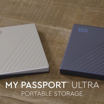 Western Digital WD 4TB My Passport Ultra Portable Hard Disk Metal Drive, USB-C & USB 3.1 with Automatic Backup