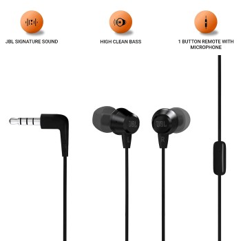 JBL C50HI, Wired in Ear Headphones with Mic JBL C50HI, Wired in Ear Headphones with Mic