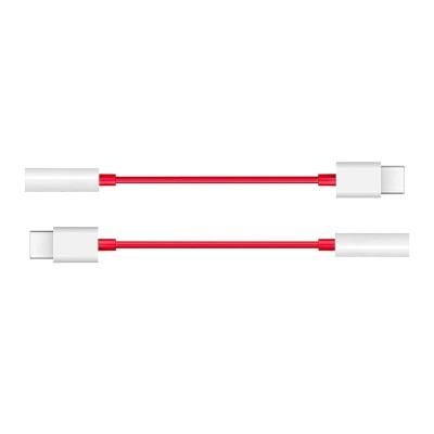 OnePlus Type-C to 3.5mm Auxiliary Adapter (Red) OnePlus Type-C to 3.5mm Auxiliary Adapter (Red)