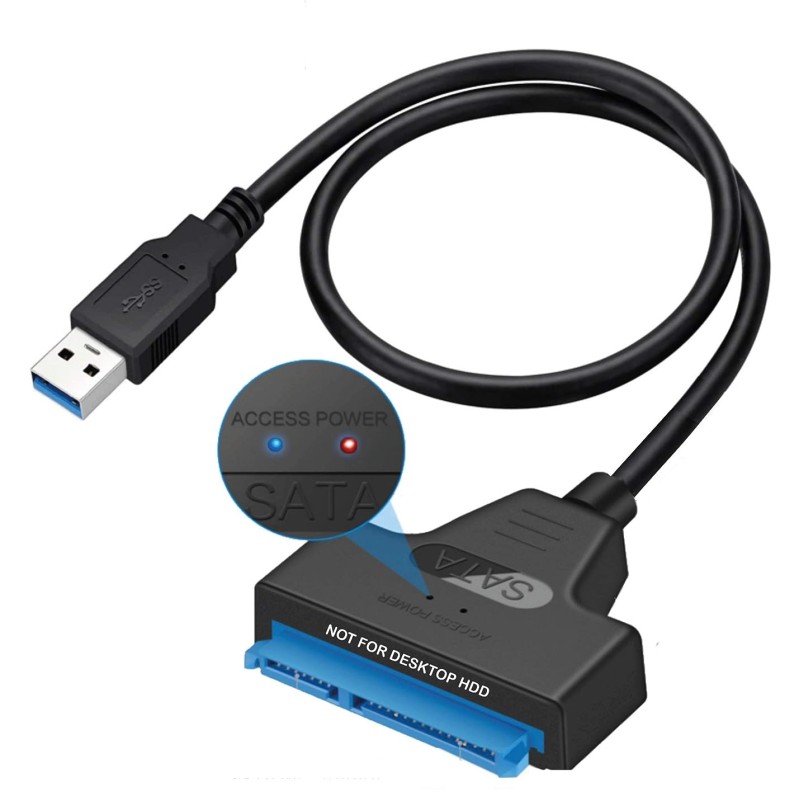 pibox India - USB 3.0 to 2.5" SATA III Hard Drive Adapter 0.5 M Long Cable pibox India - USB 3.0 to 2.5" SATA III Hard Drive Adapter 0.5 M Long Cable