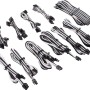 CORSAIR Premium Individually Sleeved PSU Cables Pro Kit– White/Black
