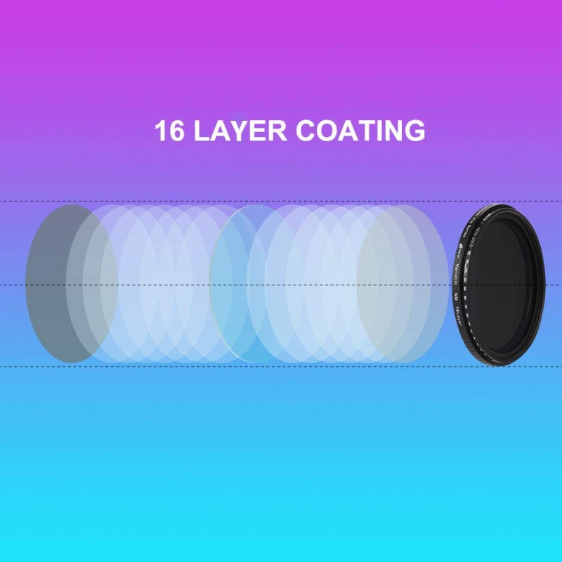 KODAK Pro Series 49MM 16 Layer for ND2~ND2000 Variable ND Filter (49 mm) KODAK Pro Series 49MM 16 Layer for ND2~ND2000 Variable ND Filter (49 mm)