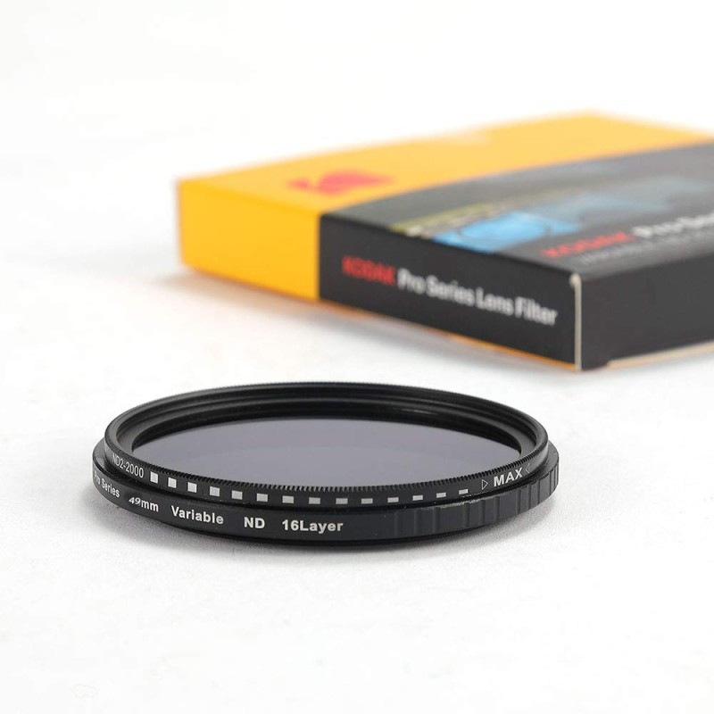 KODAK Pro Series 49MM 16 Layer for ND2~ND2000 Variable ND Filter (49 mm) KODAK Pro Series 49MM 16 Layer for ND2~ND2000 Variable ND Filter (49 mm)