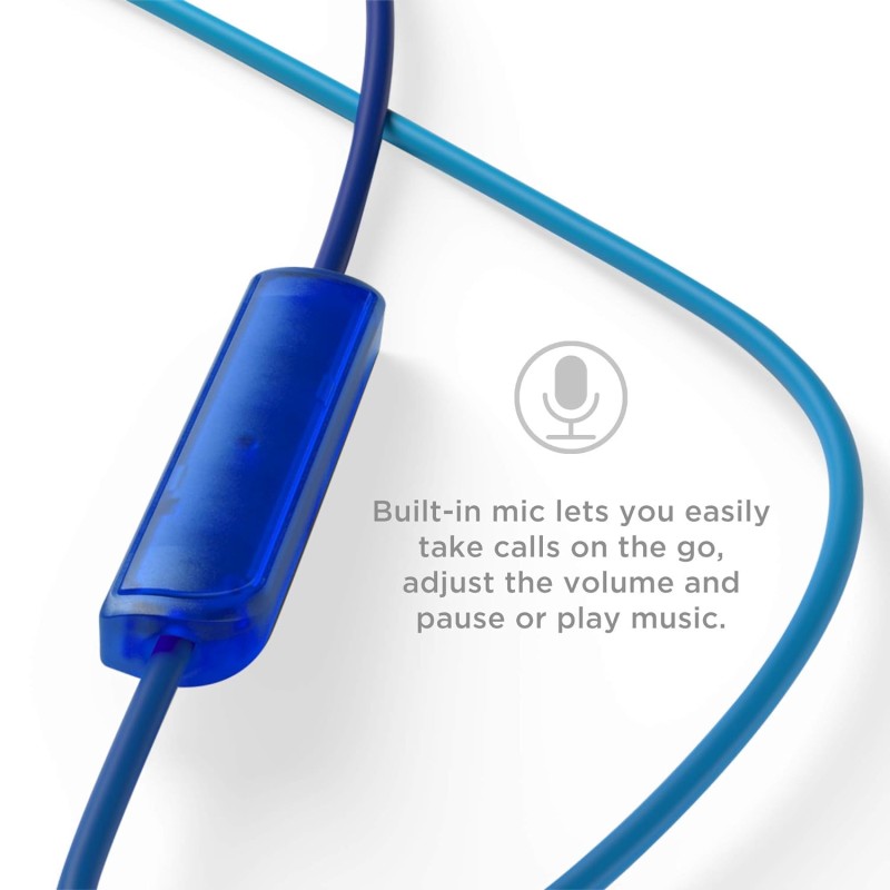 TCL SOCL300 Wired in Ear Headphone with Mic (Ocean Blue) TCL SOCL300 Wired in Ear Headphone with Mic (Ocean Blue)