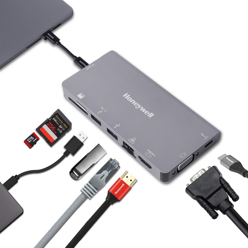 Honeywell 8-in-1 Type C Ultra Dock with 4K HDMI Honeywell 8-in-1 Type C Ultra Dock with 4K HDMI