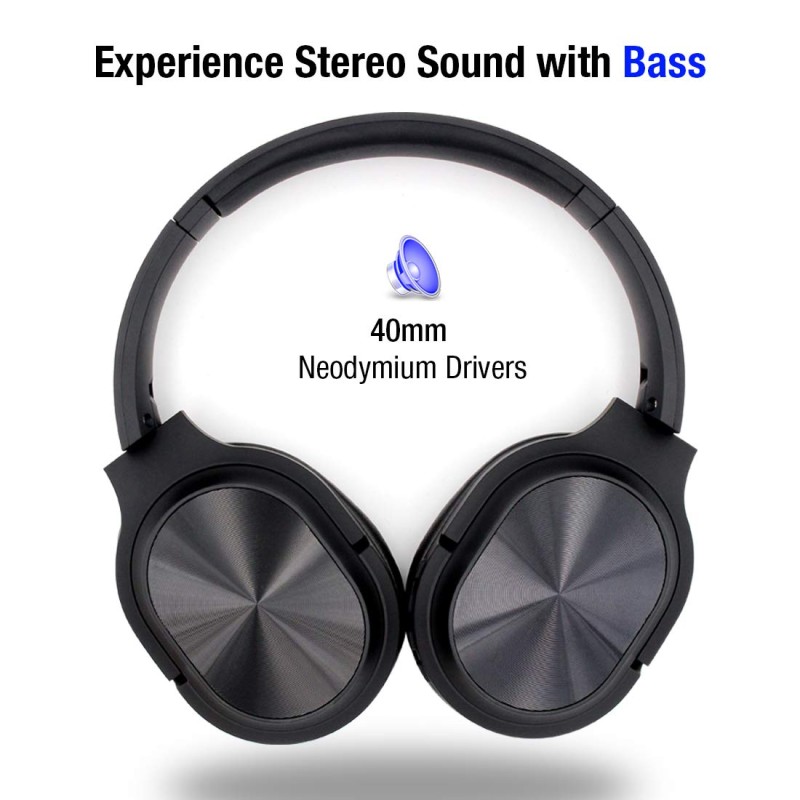 pTron Studio Pro Soundster Hi-Fi Over The Ear Wireless Bluetooth - (Black) pTron Studio Pro Soundster Hi-Fi Over The Ear Wireless Bluetooth - (Black)
