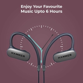 HAMMER Grip in The Ear Bluetooth Headphone with mic Blue HAMMER Grip in The Ear Bluetooth Headphone with mic Blue