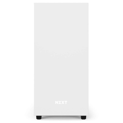 Nzxt H510 PC Compact Mid-Tower ATX Computer Cabinet/Gaming Case with Front USB Type-C Port, 2x120mm Fans- White, Black