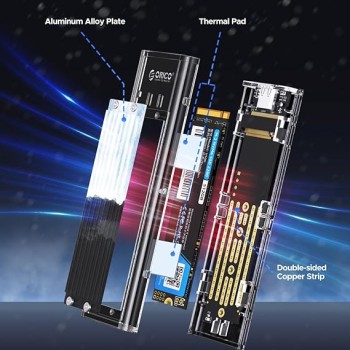 ORICO M.2 NVME Enclosure Adapter (TCM2-Black)