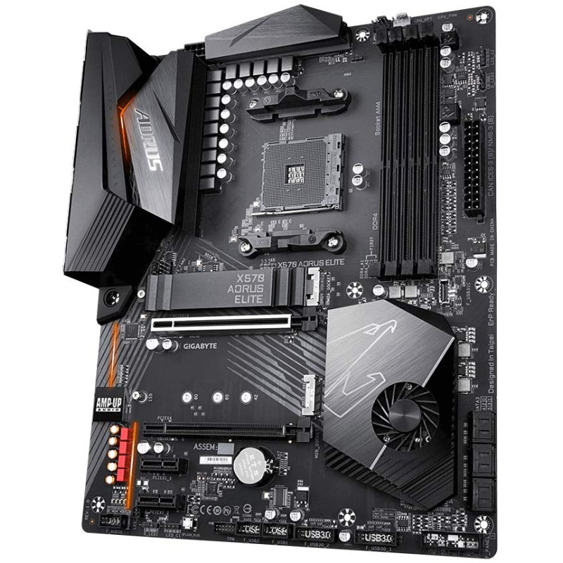 GIGABYTE X570 AORUS Elite Motherboard with 12+2 Phases Digital VRM GIGABYTE X570 AORUS Elite Motherboard with 12+2 Phases Digital VRM