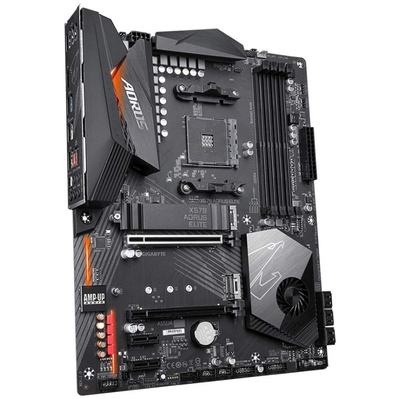 GIGABYTE X570 AORUS Elite Motherboard with 12+2 Phases Digital VRM GIGABYTE X570 AORUS Elite Motherboard with 12+2 Phases Digital VRM